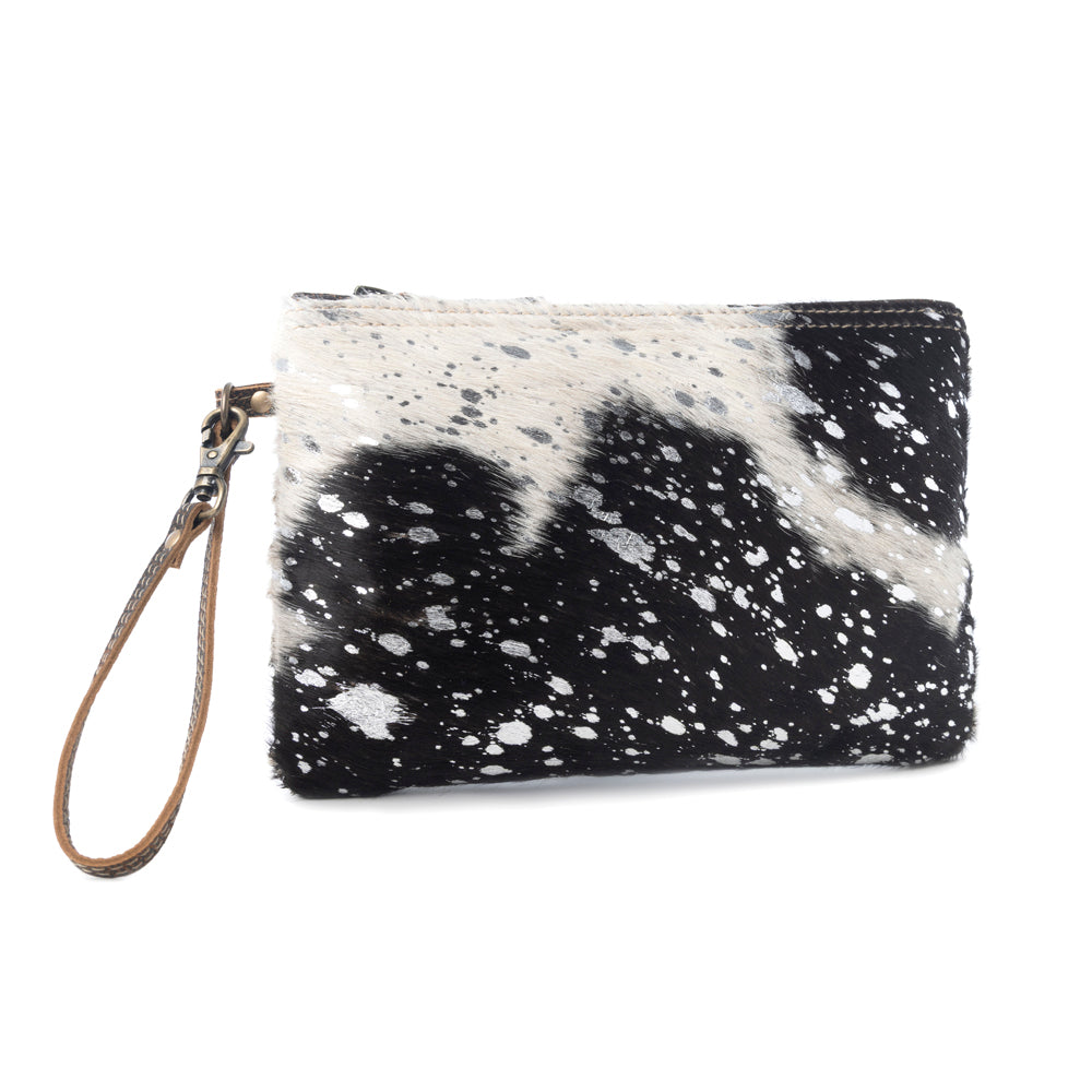 Myra Stardust Pony Western Pouch for Women in black with foil hairon detail Myra USA