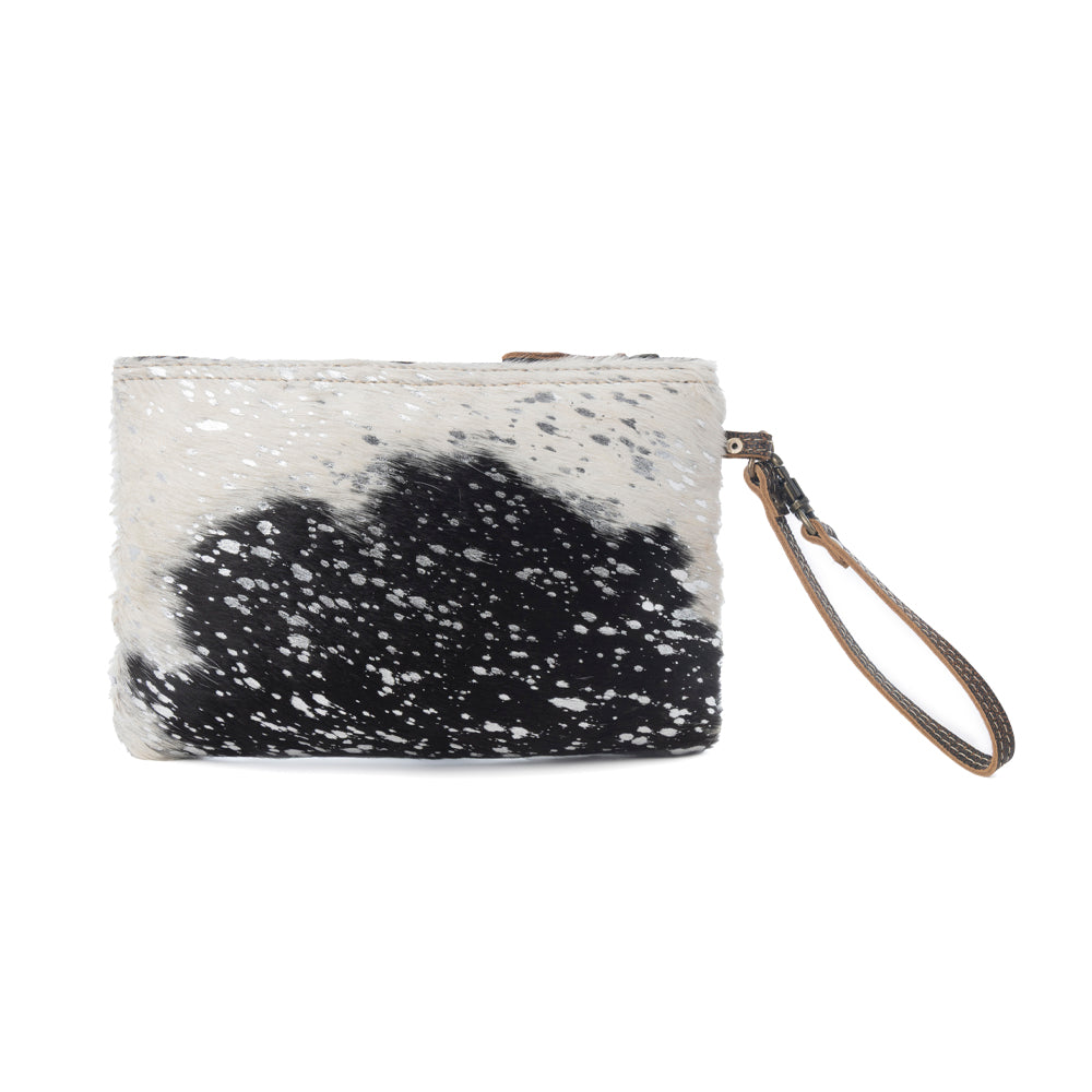 Myra Stardust Pony Western Pouch for Women in black with foil hairon detail Myra USA