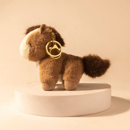 Myra Saddle Sweetheart Bag Charm in Desert Fawn Myra USA