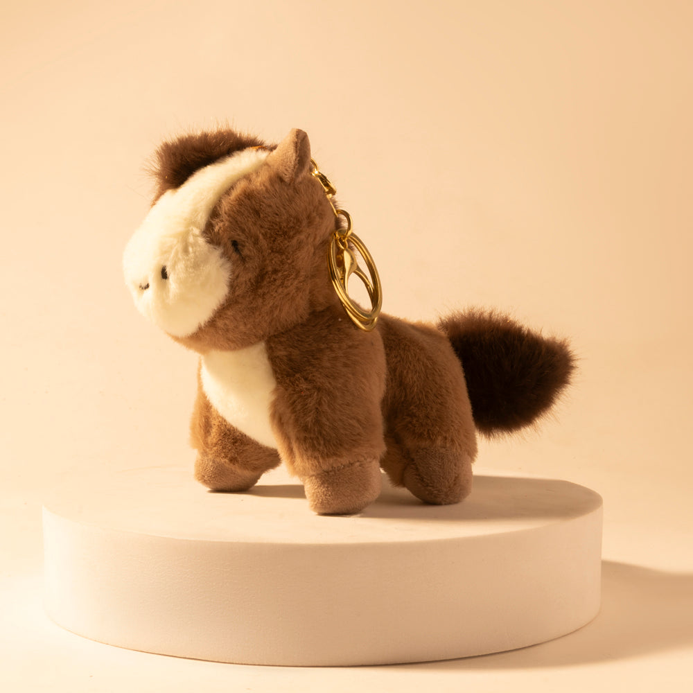 Myra Saddle Sweetheart Bag Charm in Desert Fawn Myra USA