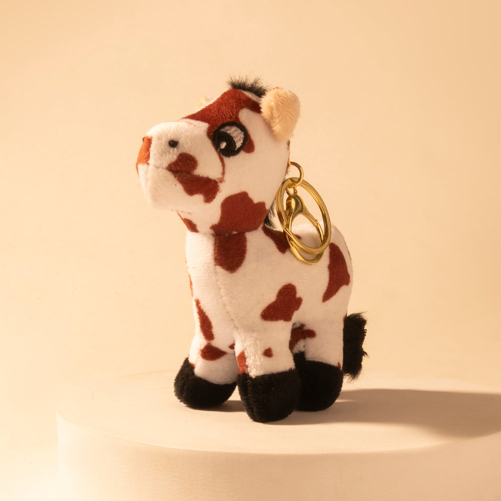 Myra Little Pinto Bag Charm in Ivory Spot Myra USA