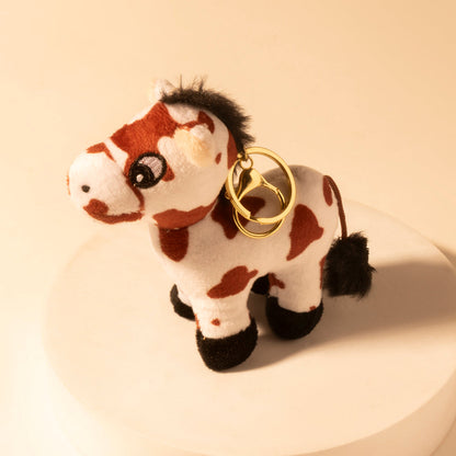Myra Little Pinto Bag Charm in Ivory Spot Myra USA