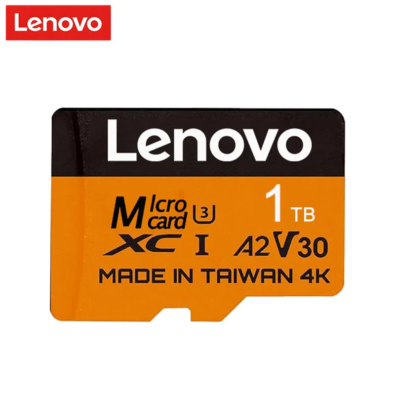 Lenovo High Speed Cartao De Memoria U3 V30 UHS-1 Class 10 Storage Card 1TB 512GB Micro SD Card Flash Cards For Nintendo Switch Pi-Mart