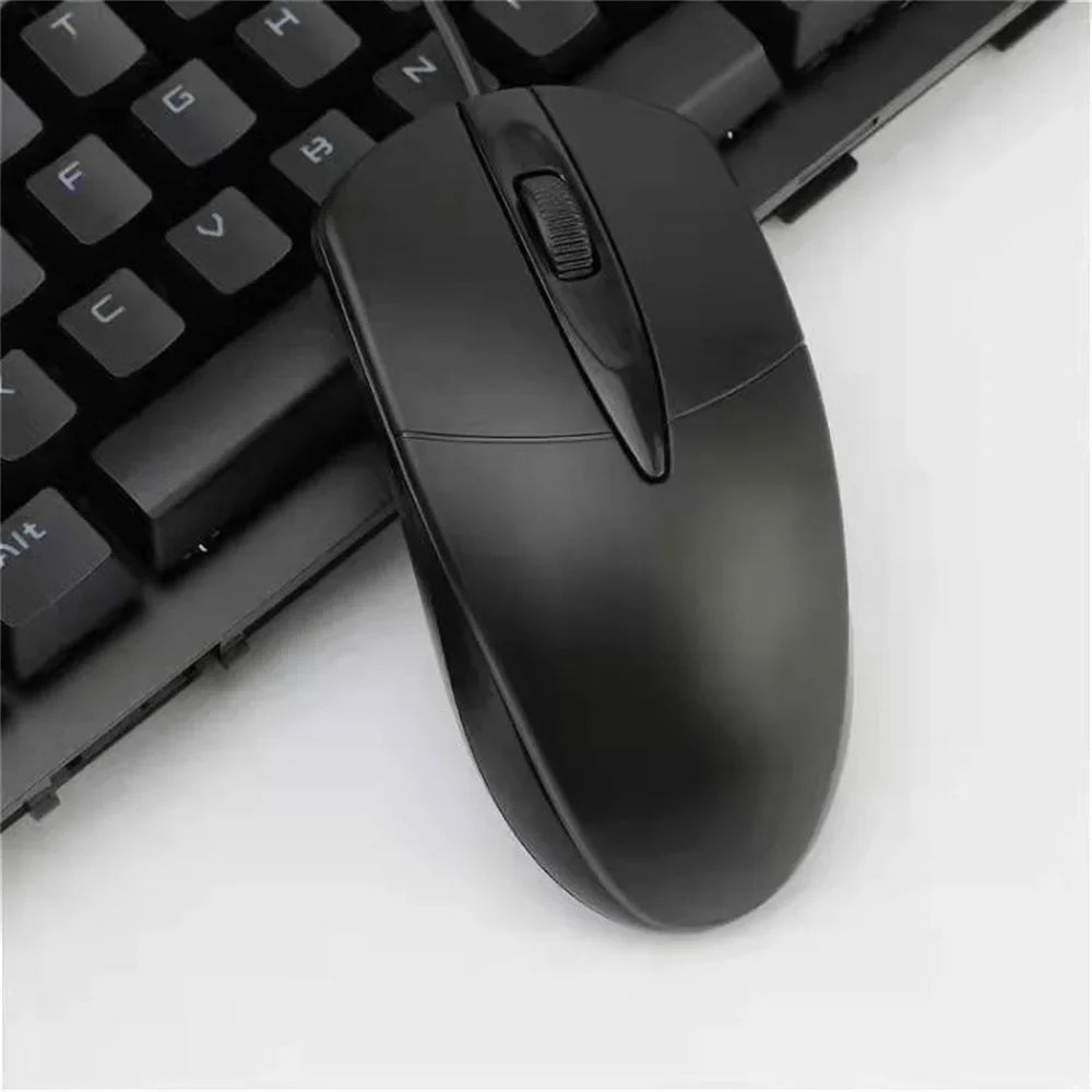 Optical USB Wired Computer Mouse for Gamers PC Laptop Office Home Versatile Use Mice with Ergonomic Design for Comfort Pi-Mart
