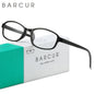 BARCUR Original Classic Presbyopia Glasses for Men and Women High-Quality Plastic Frame with Hinge Splicing Pattern and Mirror Legs Transparent AC Lenses for Reading Stevvex
