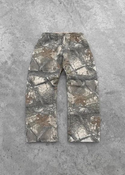 Y2K Retro SweatPants Camouflage Pattern Print Streetwear Men harajuku Street Hip Hop Unisex Oversized Casual Camo Baggy Trousers NovaCart