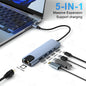 USB C Hub 8In1 7in2 7in1 Type C 3.1 To 4K HDMI Adapter with RJ45 SD/TF Card Reader PD Fast Charge for MacBook Notebook Laptop Pi-Mart