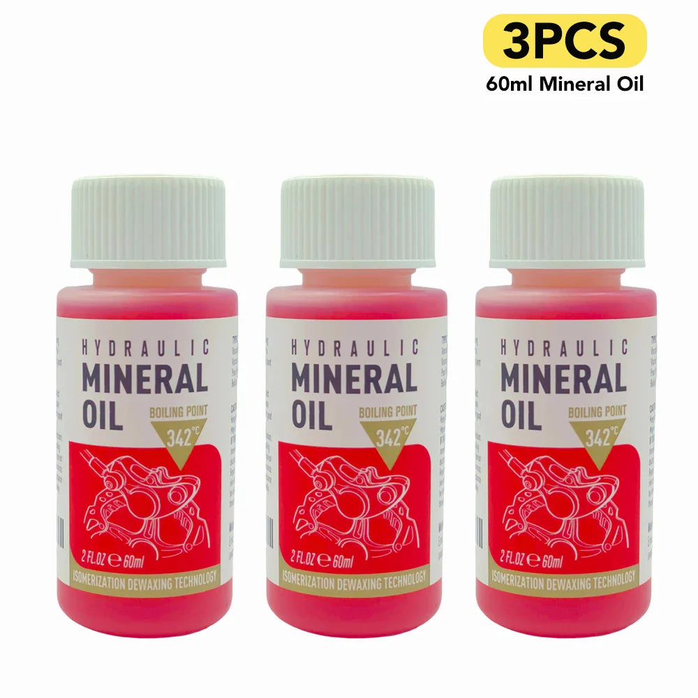 Bicycle Brake Mineral Oil 60ML Bike Hydraulic Disc Brake Oil Bleed Kit For SHIMANO TEKTRO SRAM NUTT Series Brake Repair Tools Pi-Mart