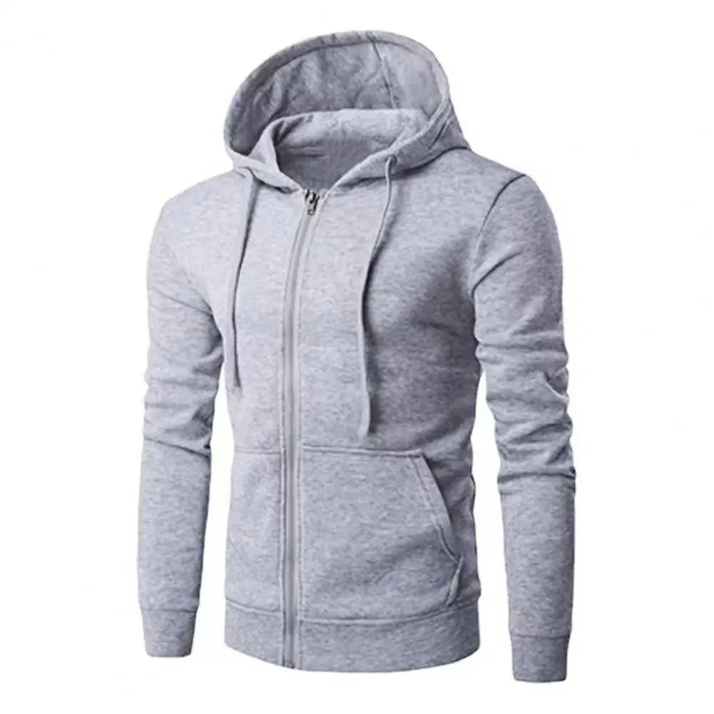 Autumn Men Sweatshirts Long Sleeve Jacket Hoodie Zipper Closure Jacket Male Hoodies Sweatshirt Slim Fit Male Clothing NovaCart