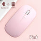 Bluetooth 5.0 Wireless Mouse Ultra Slim Portable Silent Ergonomic for Laptop Tablet PC MacBook Phone Adjustable DPI Ergonomic Pi-Mart