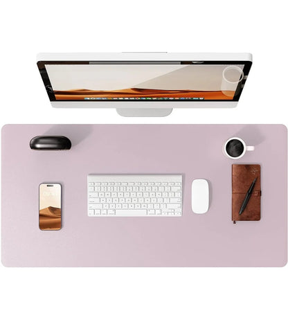 Large Mouse Pad,Office Desk Mat, Leather Desk Pad Protector, Non-Slip PU Leather Desk Blotter, Laptop Desk Pad Pi-Mart