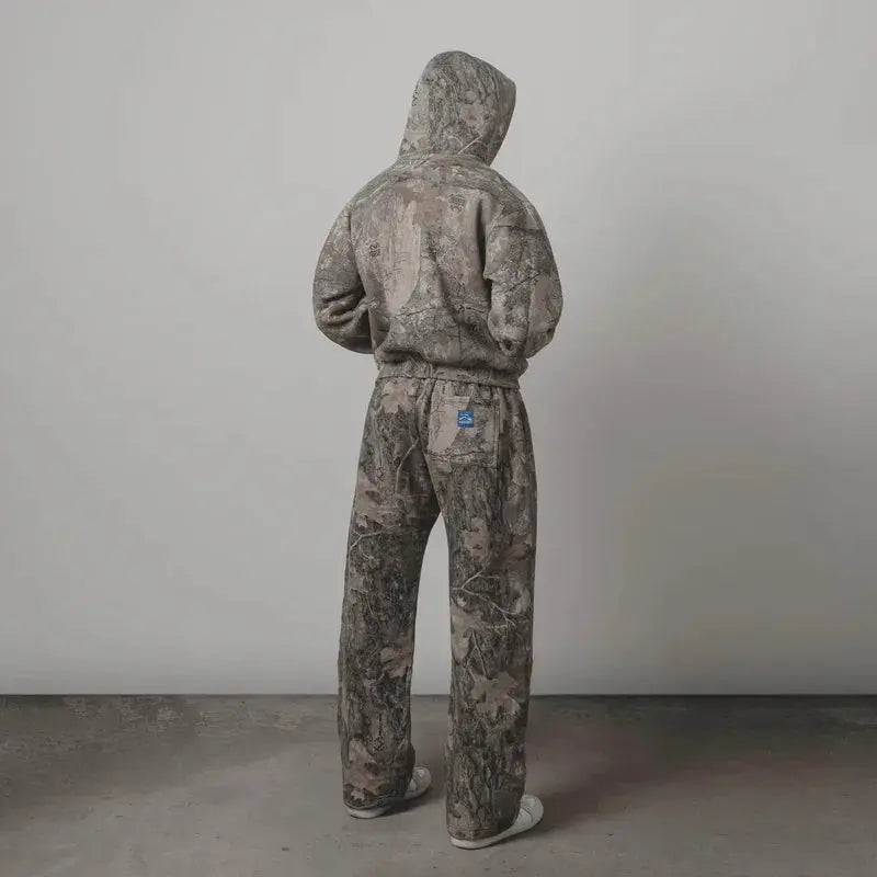 Y2K Retro SweatPants Camouflage Pattern Print Streetwear Men harajuku Street Hip Hop Unisex Oversized Casual Camo Baggy Trousers NovaCart