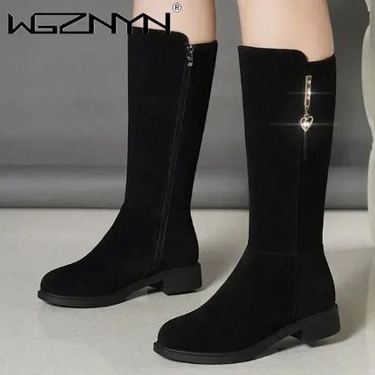 Thigh High Warm Snow Plush Snow Boots