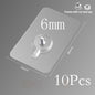 10 Pcs Punch-Free Non-Marking Strong Adhesive Screw Stickers Wall Picture Hook Invisible Traceless Hardware Drywall Hooks Towel Hook Self Adhesive Key Holder Wall Hook Clothes Coat Robe Hooks Cabinet Closet Door Hanger Stevvex