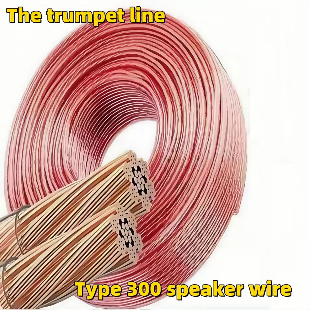 DIY Loud Audio Cable Hi-Fi Audio Cable Oxygen Free Copper Audio Wire for Amplifier Home theater KTV DJ System Pi-Mart