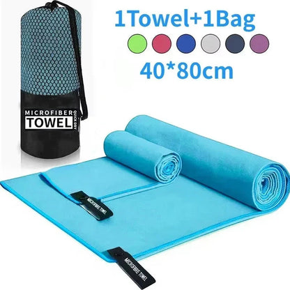 Quick-Drying Sports Towel 40x80CM Blue Grey Green Orange Swimming Gym Fitness Camping Running Beach Washcloth Towels multitool Pi-Mart
