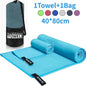Quick-Drying Sports Towel 40x80CM Blue Grey Green Orange Swimming Gym Fitness Camping Running Beach Washcloth Towels multitool Pi-Mart