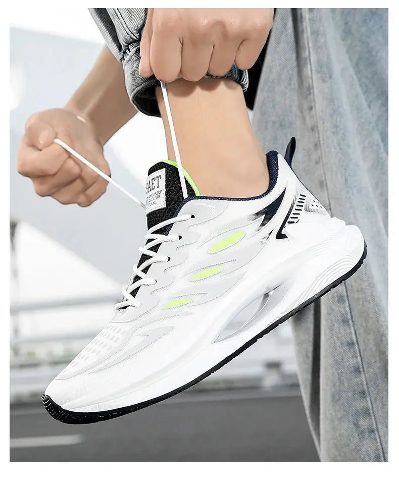 Men's Breathable Sports Shoes Spring New Mesh Casual Fashion Versatile Trendy Men's Shoes Summer Running Shoes Suitable for Outdoor Sports NovaCart