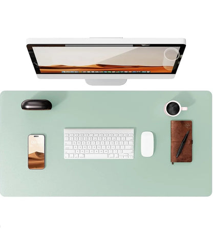 Large Mouse Pad,Office Desk Mat, Leather Desk Pad Protector, Non-Slip PU Leather Desk Blotter, Laptop Desk Pad Pi-Mart