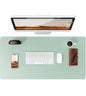 Large Mouse Pad,Office Desk Mat, Leather Desk Pad Protector, Non-Slip PU Leather Desk Blotter, Laptop Desk Pad Pi-Mart