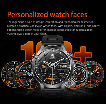Men Watchs Sports Bracelets IP68 Altimeter Compass Swim track GPS Run RIDE Outdoor Smart Watch Sports GPS Professional New 2026 NovaCart