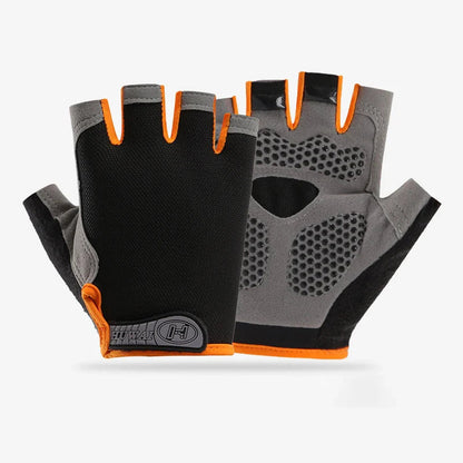 Men Cycling Bicycle Gloves Half Finger Gym Gloves Women Mitten Breathable Anti-slip Glove Fitness Sport Training Gloves Pi-Mart