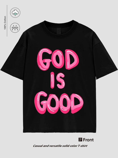LZJSHOP2025gicechy Loose Summer Casual Light Luxury Short Sleeve Top New Round Neck Printed Same Style Letter Unisex T-Shirt NovaCart