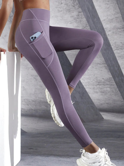 High Waist Pocket Stretch Leggings Women FitiqueFit