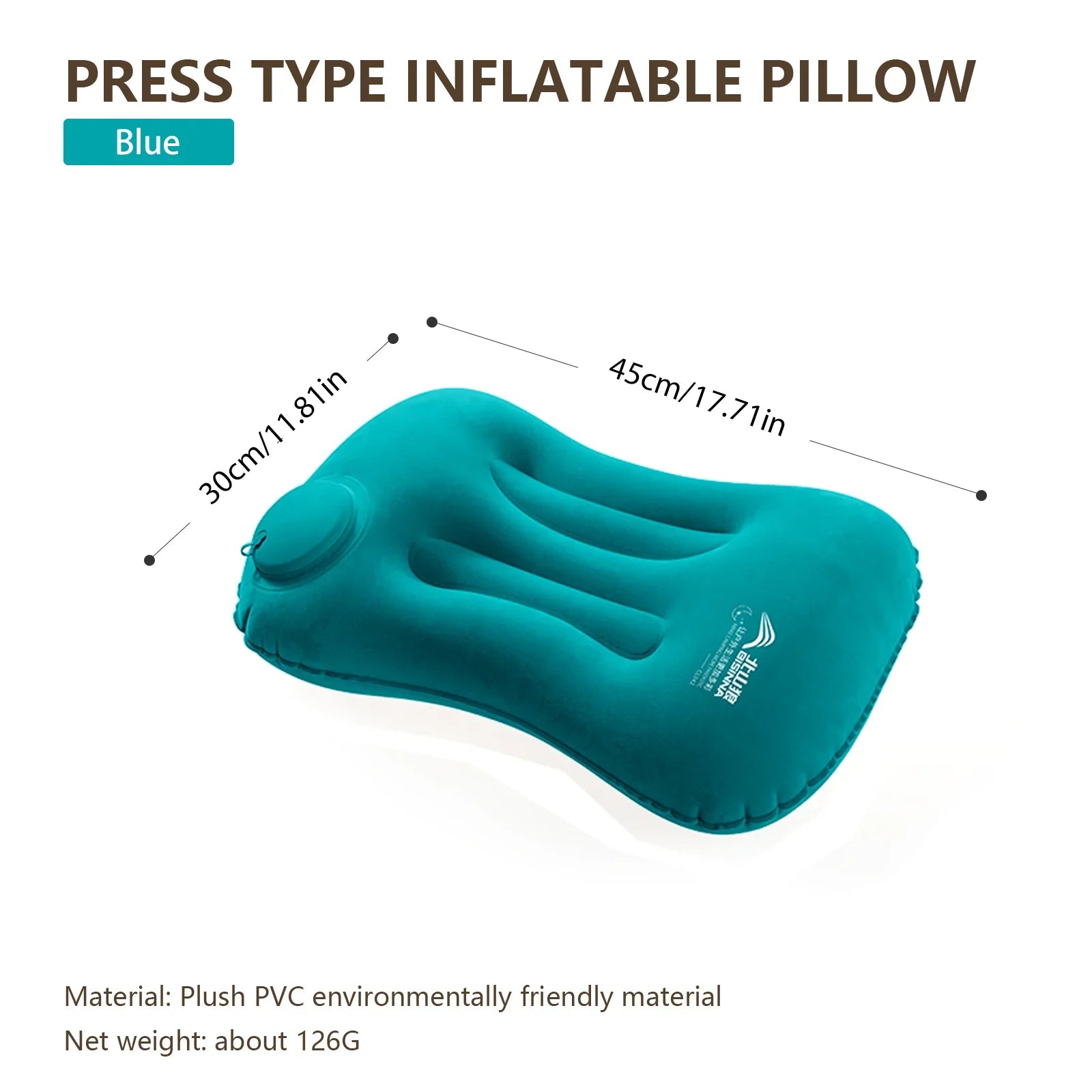 BISINNA Camping Inflatable Pillow Portable Ultralight Travel Hiking Air Sleeping Pillow for Neck and Lumbar Support Pi-Mart