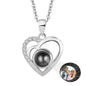 Customizable photo Projection Necklace Pendant Jewelry For Lover Girlfriend