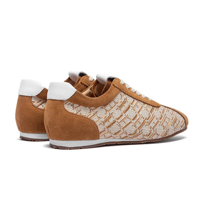 2025 New Arrival Luxury Brand Casual Shoes Women's Flat Cloth Shoes Lightweight Comfortable Lacing Spring Summer Women's Shoes NovaCart
