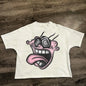 Chic American Anime Cartoon Street Hip-hop Cotton Men's Fashion Loose T-shirt Graphic T Shirts Streetwear Harajuku Unisex NovaCart