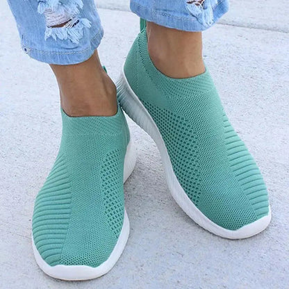 Women's Sneaker Slip On Women Sneakers Breather White Shoes Women Casual Sneaker Sports Shoes Comfortable Vulcanize Shoes Female NovaCart