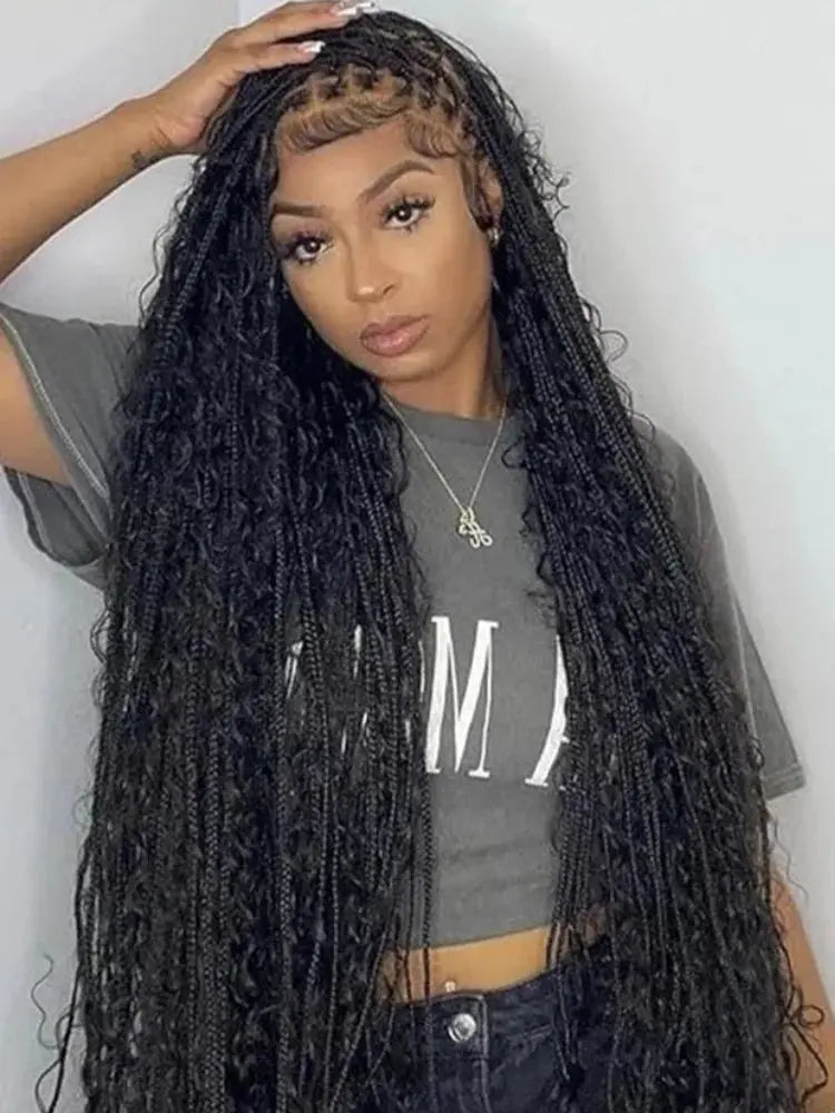 Human Hair Bulk For Braiding 2 Bundles Deep Wave Human Hair Extensions Human Braiding Hair For Boho Braids Water Wave Curly Hair NovaCart