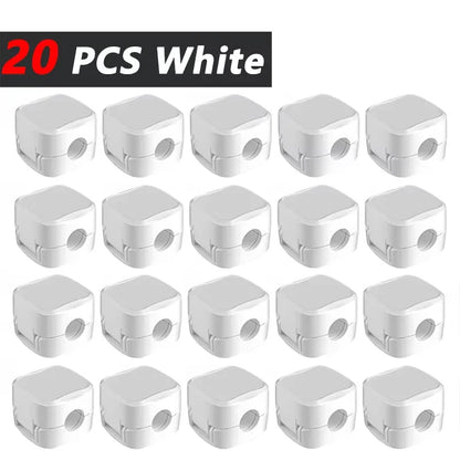 Magnetic Cable Clip Cable Holder,Adhesive Wire Keeper Cord Cable Organizer ,Usb Charging Line Winder For Office Desktop Home Pi-Mart