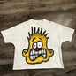 Chic American Anime Cartoon Street Hip-hop Cotton Men's Fashion Loose T-shirt Graphic T Shirts Streetwear Harajuku Unisex NovaCart