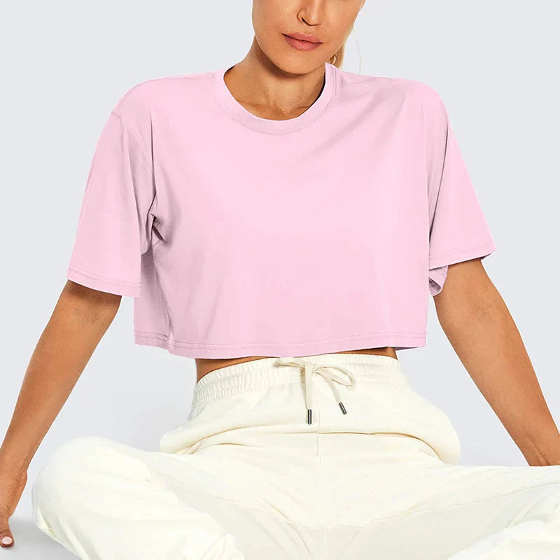 Y2K Harajuku White Crop Top FitiqueFit