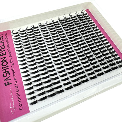 16Rows Bottom Lashes(6-7mm) and Spikes(15-21mm) Mix DIY Eyelash Extension Wispy Individual Lash Spikes Clusters DIY Lashes Tools NovaCart