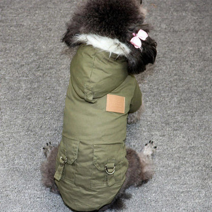 Winter Warm Puppy Jacket, Thicken Hoodie Dog Coat for Small Medium Dogs Chihuahua Yorkies, Cute Pet Clothing NovaCart
