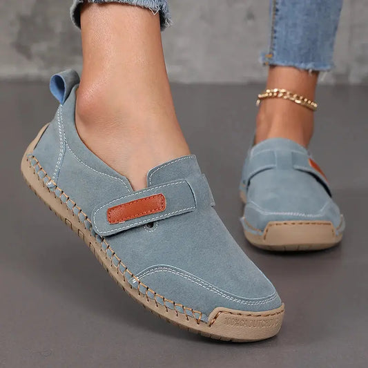 Handmade Leather Women Shoes Casual Comfortable Slip on Loafers Women Leather Shoes Moccasins Walking Shoes Summer Direct Sales NovaCart