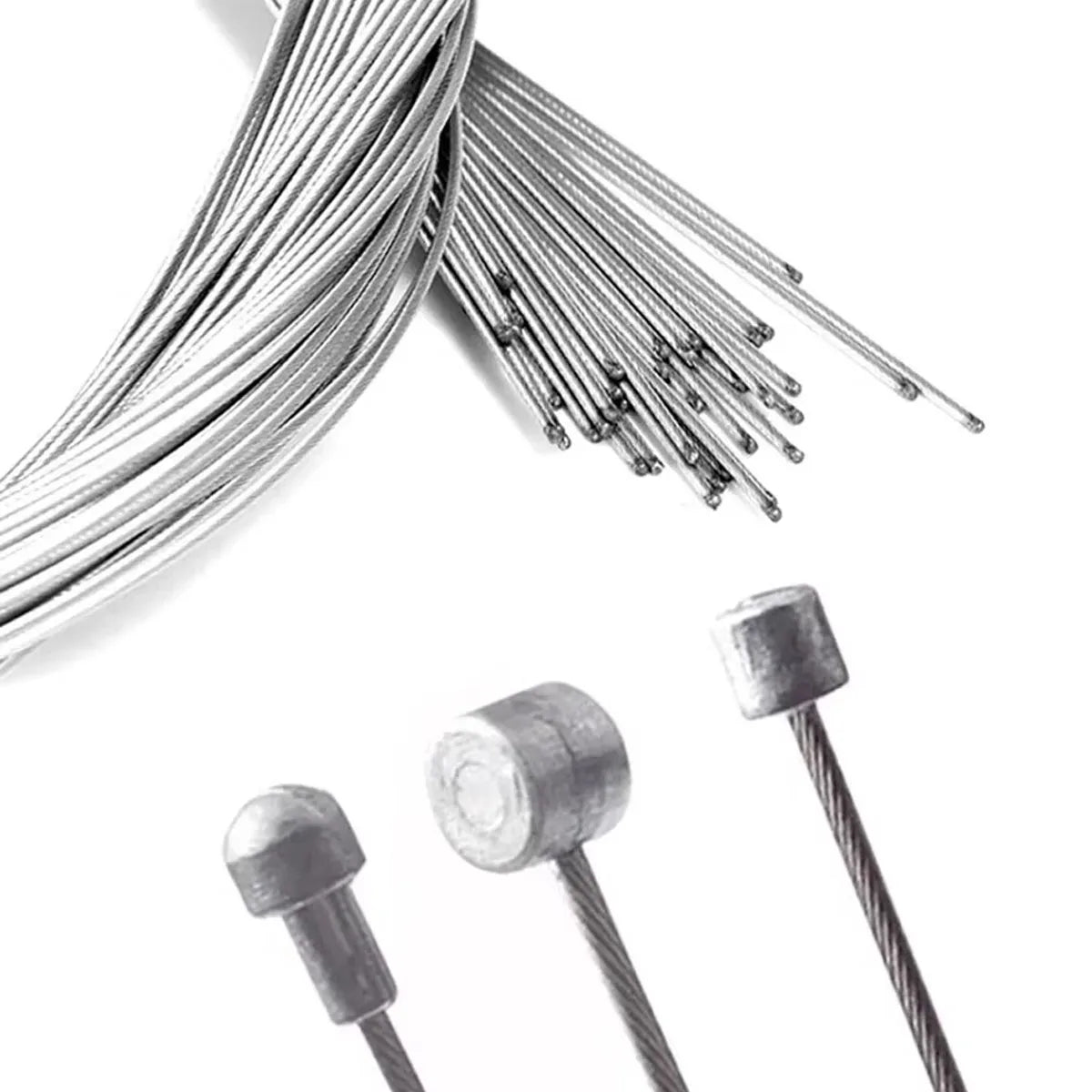 1/5/10PCS 2M MTB Bicycle Brake Line Bicycle Speed Line Fixed Gear Shifter Gear Brake Cable Set Core Inner Wire for MTB Road Bike Pi-Mart