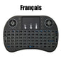 2.4G Air Mouse with Touchpad Keyboard i8 Arabic French Spanish Russian Backlit Mini Wireless Keyboard for PC Android TV Box Pi-Mart