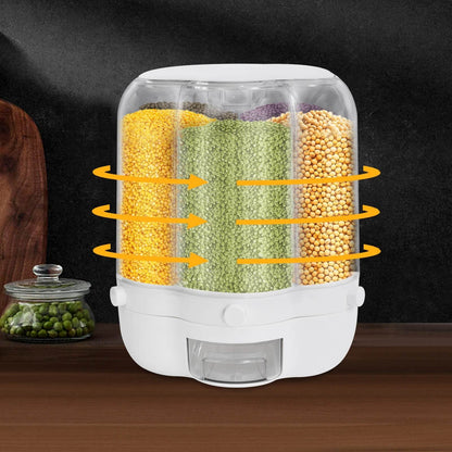 6-Grid Rotating Food Dispenser SmartPursue™