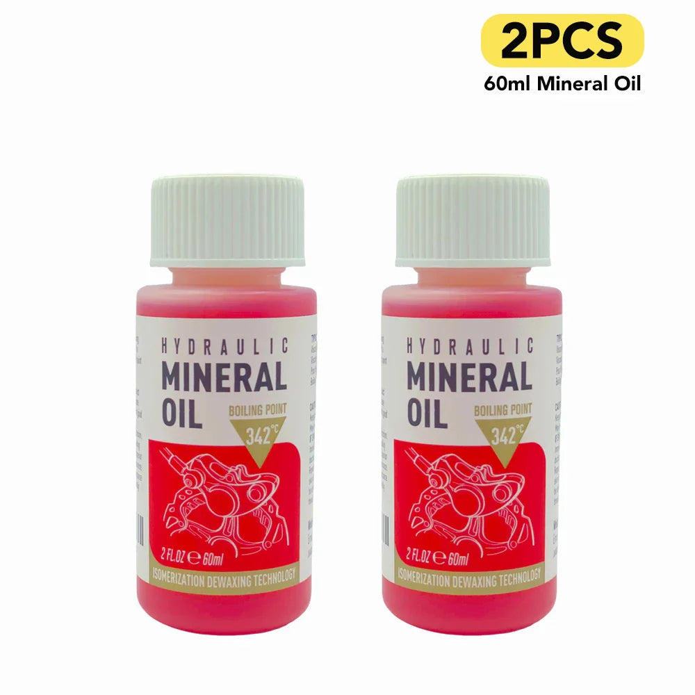 Bicycle Brake Mineral Oil 60ML Bike Hydraulic Disc Brake Oil Bleed Kit For SHIMANO TEKTRO SRAM NUTT Series Brake Repair Tools Pi-Mart