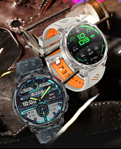 2026 New T-Rex3 Pro 1100mAh Battery Smart Watch GPS path 5ATM Waterproof Sports Run tracker Outdoors Compass Military Smartwatch NovaCart