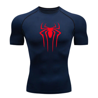 New Compression Shirt Men Fitness Gym Super Hero Sport Running T-Shirt Rashgard Tops Tee Quick Dry Short Sleeve T-Shirt For Men NovaCart