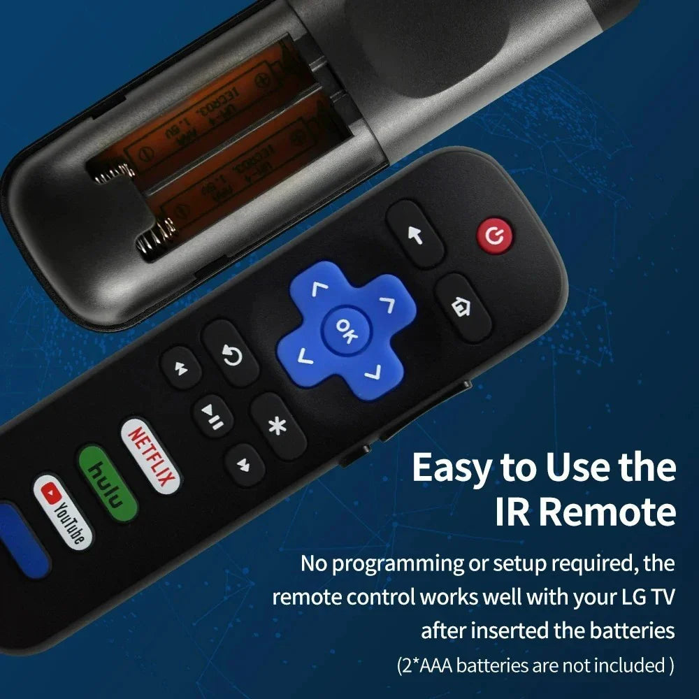 New Television Remote Control Replacement Remote Control For Roku TV 55UP120 32S4610R 50FS3750 32FS3700 32FS4610R 32S800 32S850 Pi-Mart