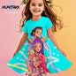 Girls Kpop Cartoon Demon Hunters Dress Summer Kids Anime Princess Beach Outfit Casual Sleepwear NovaCart