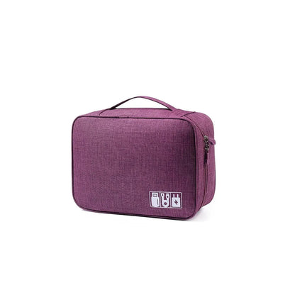Cable Storage Bag Waterproof Digital Electronic Accessories Organizer Portable Travel Cable Organizer Case For USB Cable Charger Pi-Mart