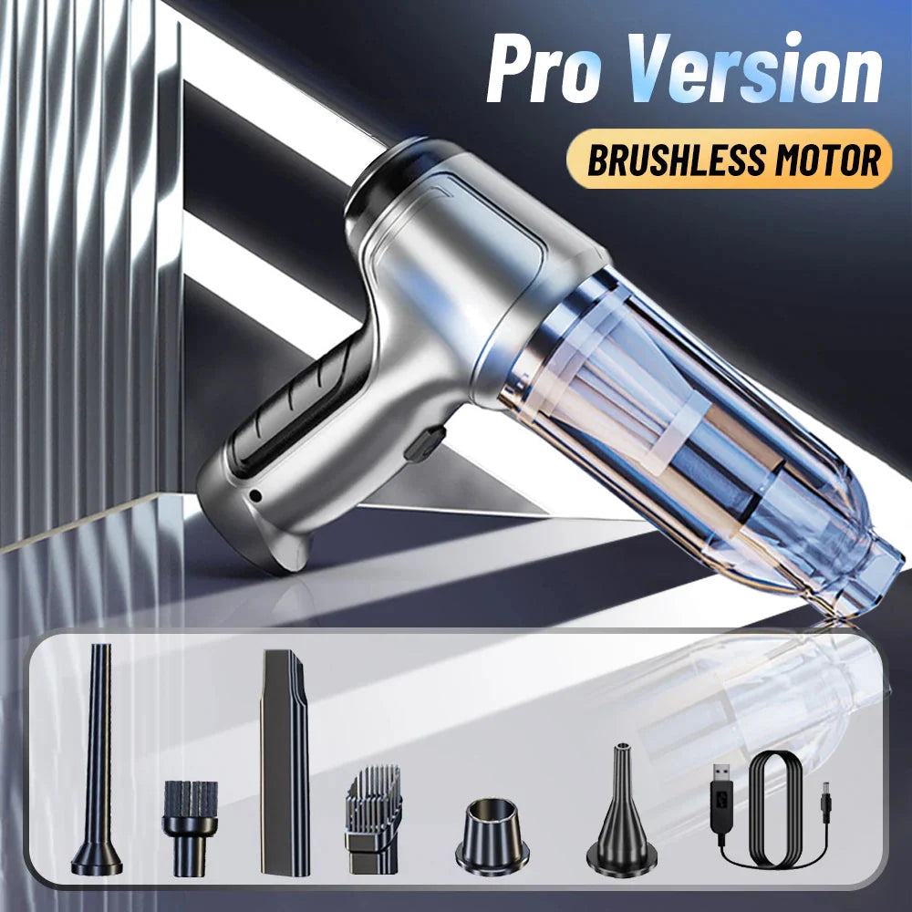 Cordless Vacuum Cleaner | Blowable Portable Cordless Car Vacuum SmartPursue™